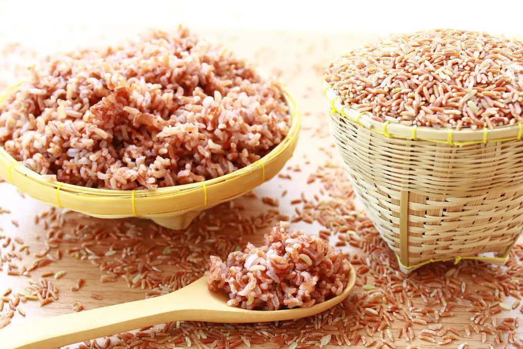 Image of rice on a plant-based diet