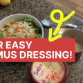 super easy hummus dressing
