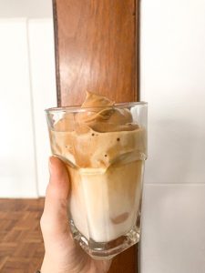 dalgona style iced coffee