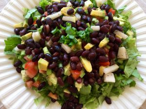 black bean burrito bowl
