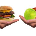 burger vs apples