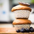 stacked muffins