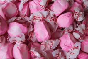 salt water taffy pink