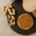 peanut butter on rice cakes